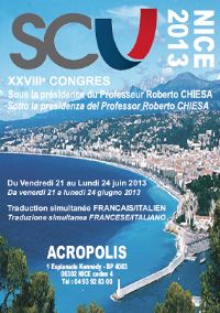Congrès de chirurgie vasculaire. Du 21 au 24 juin 2013 à Nice. Alpes-Maritimes. 